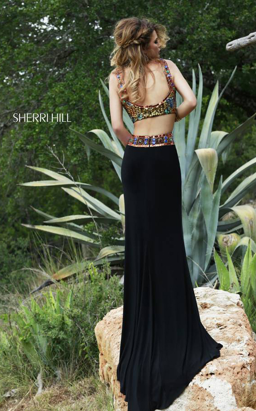 charming sherri hill 11168 sexy 2 piece prom dress black_1